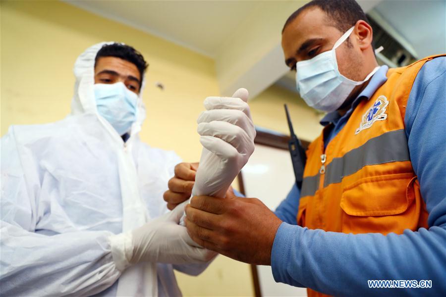 EGYPT-CAIRO-COVID-19-MEDICAL STAFF