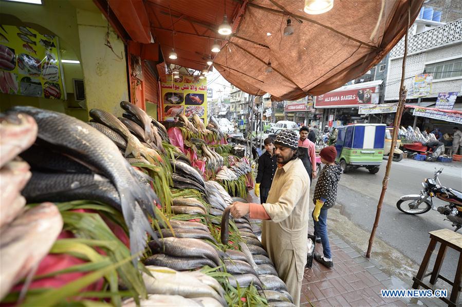 PAKISTAN-RAWALPINDI-DAILY LIFE-FISH MARKET