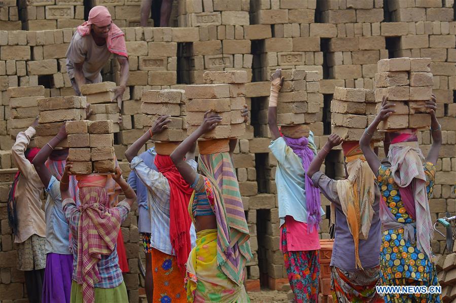 INDIA-TRIPURA-COVID-19-LOCKDOWN-BRICK FIELD