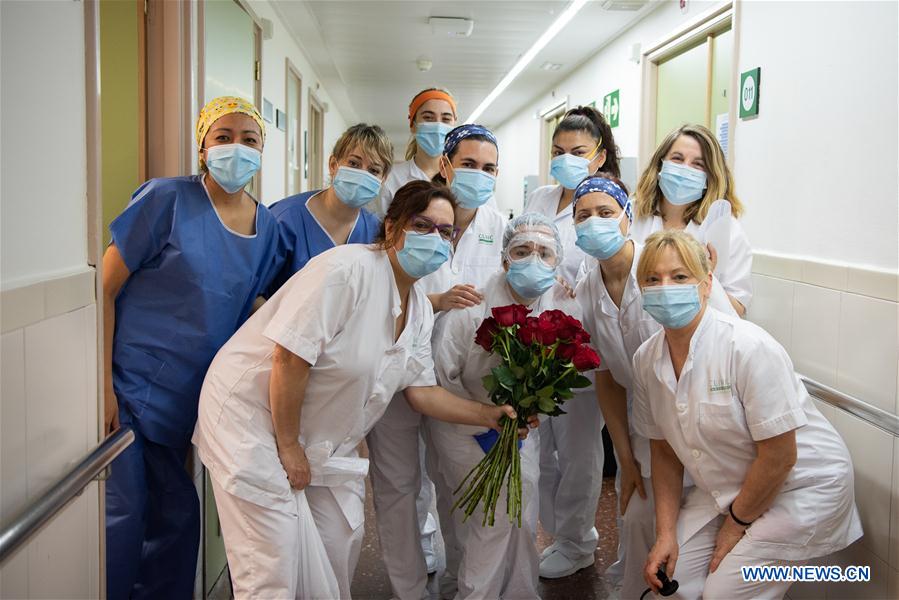 SPAIN-BARCELONA-HOSPITAL-SAINT GEORGE'S DAY