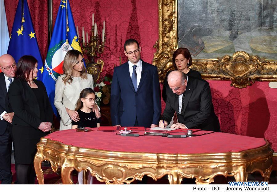 MALTA-VALLETTA-PRIME MINISTER-SWEARING-IN CEREMONY