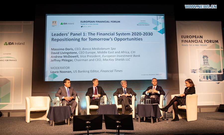 IRELAND-DUBLIN-EUROPEAN FINANCIAL FORUM