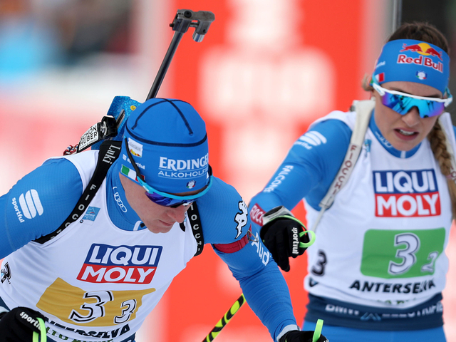 Biathlon: Italy win mixed relay silver at world champs Italian quartet come second to Norway in Anterselva