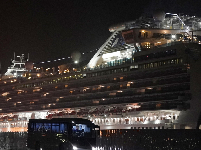 Cornoavirus: Italian positive on Diamond Princess One of 35 Italians on board ship off Japan