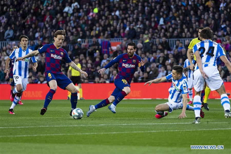 (SP)SPAIN-BARCELONA-FOOTBALL-SPANISH LEAGUE-BARCELONA VS REAL SOCIEDAD
