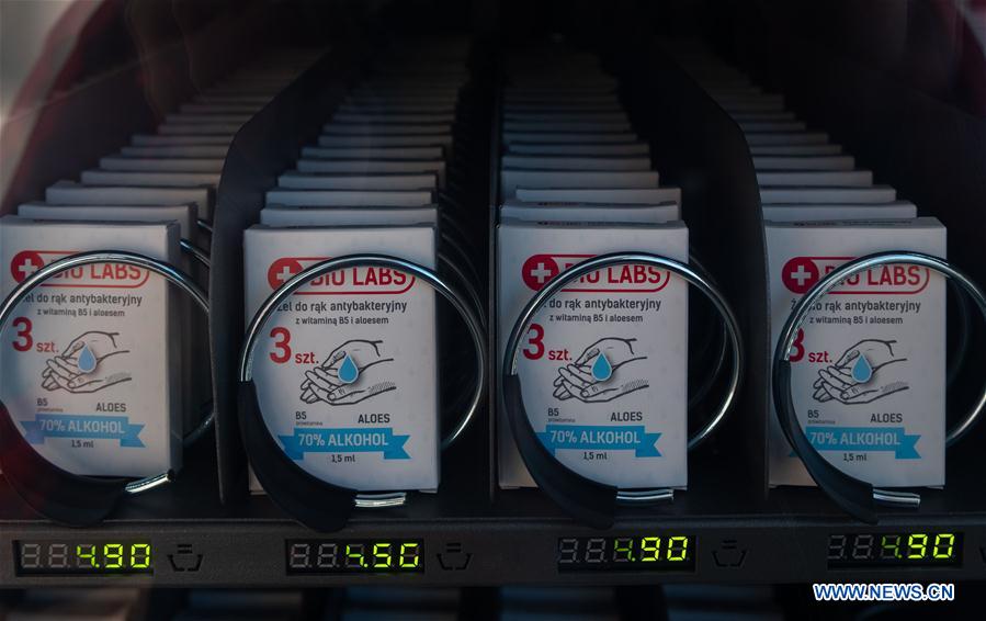 POLAND-WARSAW-COVID-19-VENDING MACHINE