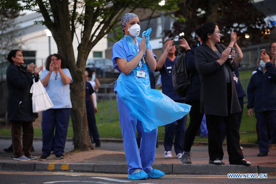 BRITAIN-READING-COVID-19-CLAP FOR OUR CARERS