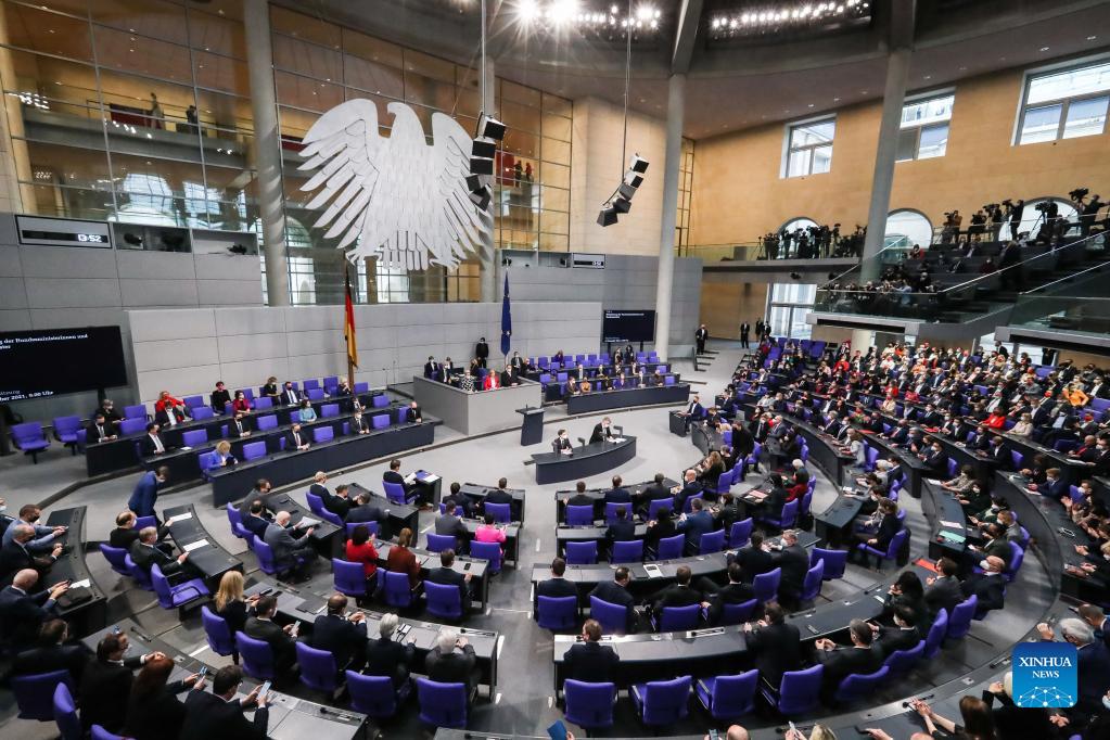 Olaf Scholz Elected New German Chancellor Xinhua