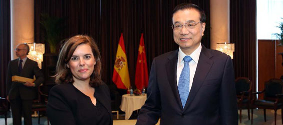 Premier Li arrives in Spain during his stopover in European country