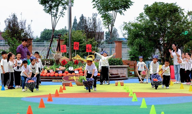 Event held ahead of farmers' harvest festival in Zhejiang