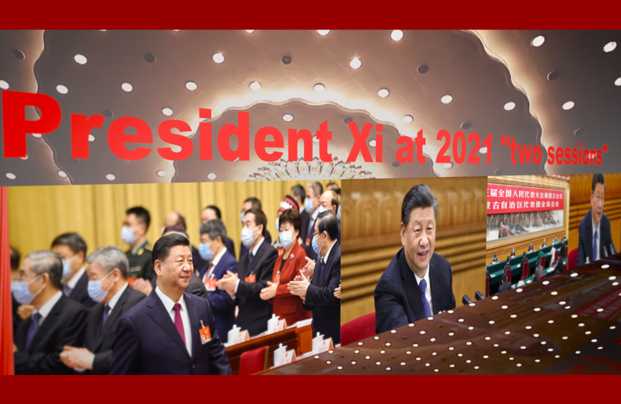 GLOBALink | Xinhua Special: Xi at 2021 "Two Sessions"