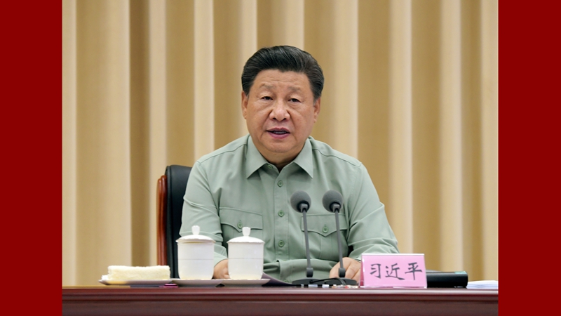 Xi inspects military base in northwest China's Shaanxi Province