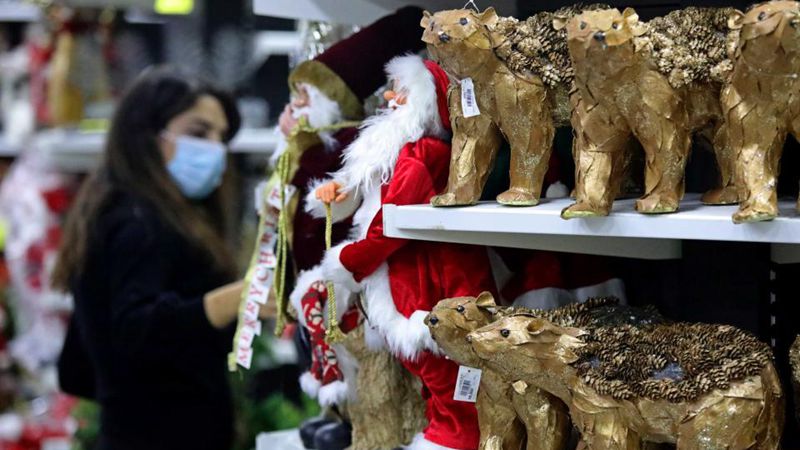 Feature: Lebanese feel pinch of crisis-caused inflation as Christmas approaches