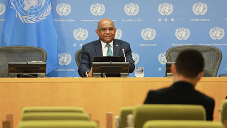 UNGA president says vaccinating world New Year's top priority