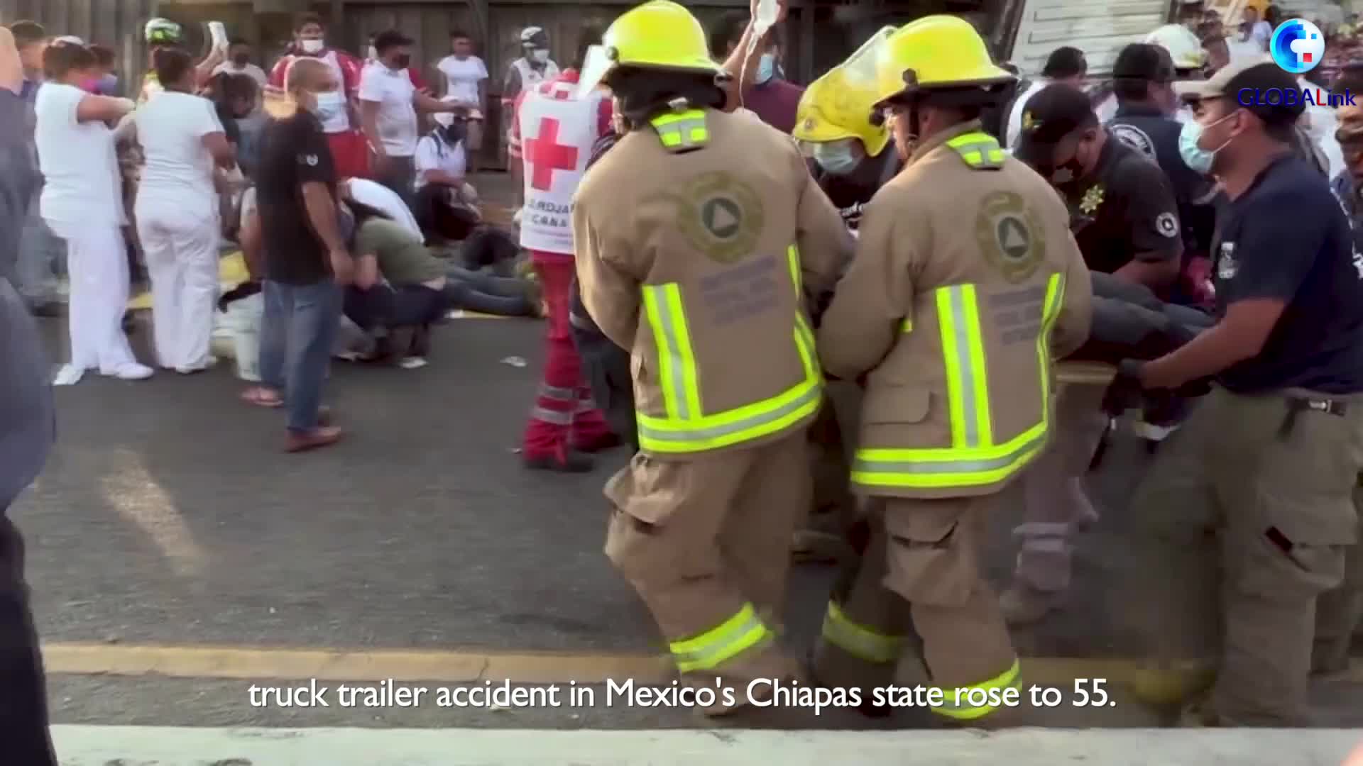 GLOBALink | Mexico truck crash kills at least 55, action group founded to combat migrant smuggling