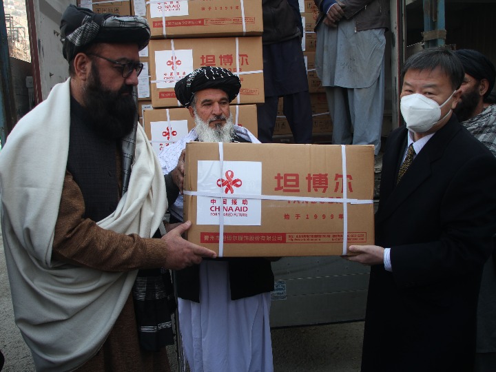 Afghanistan receives 2nd batch of China-donated winter supplies
