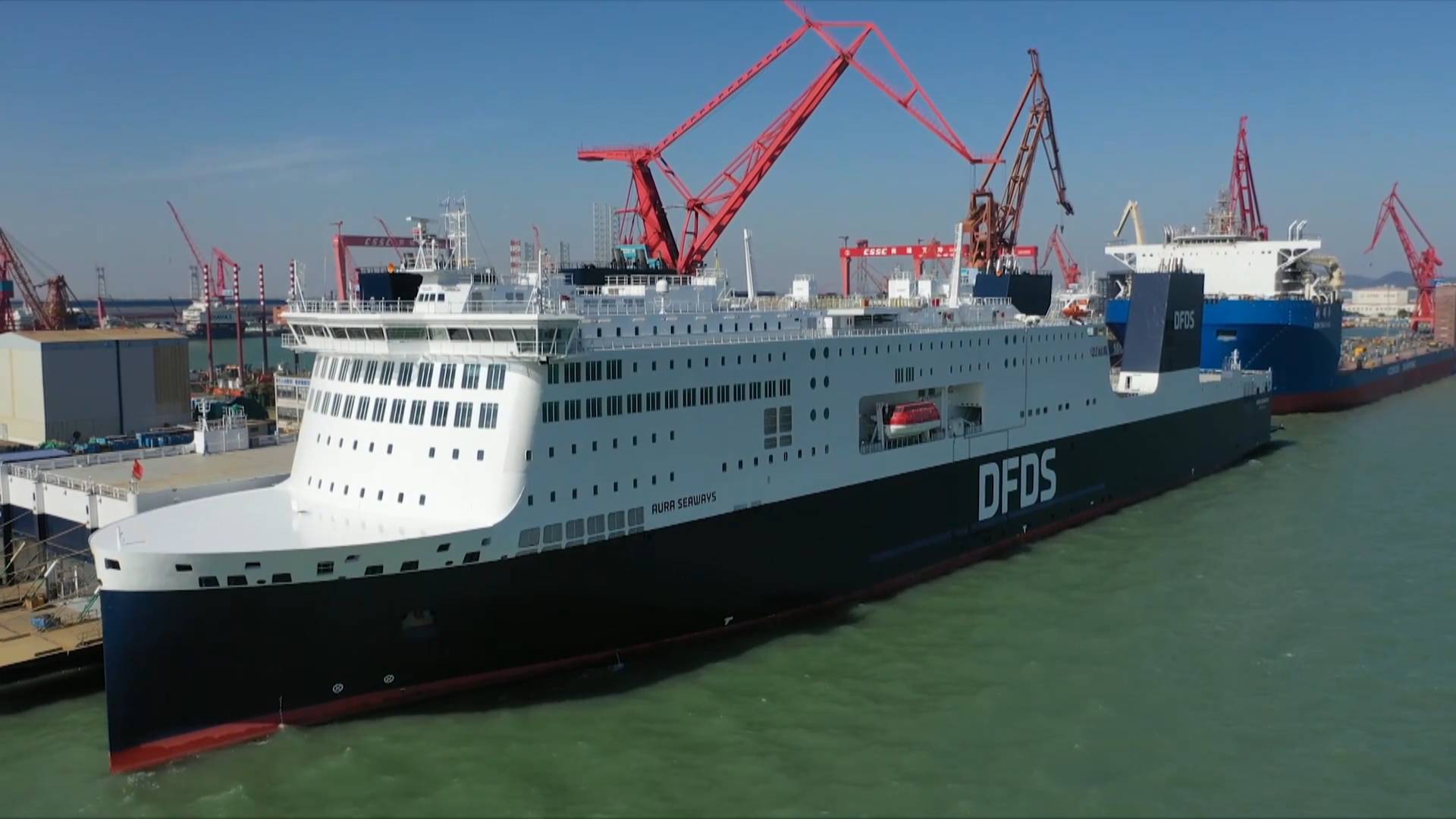 GLOBALink | China-made "ro-ro" ship to set sail for Denmark
