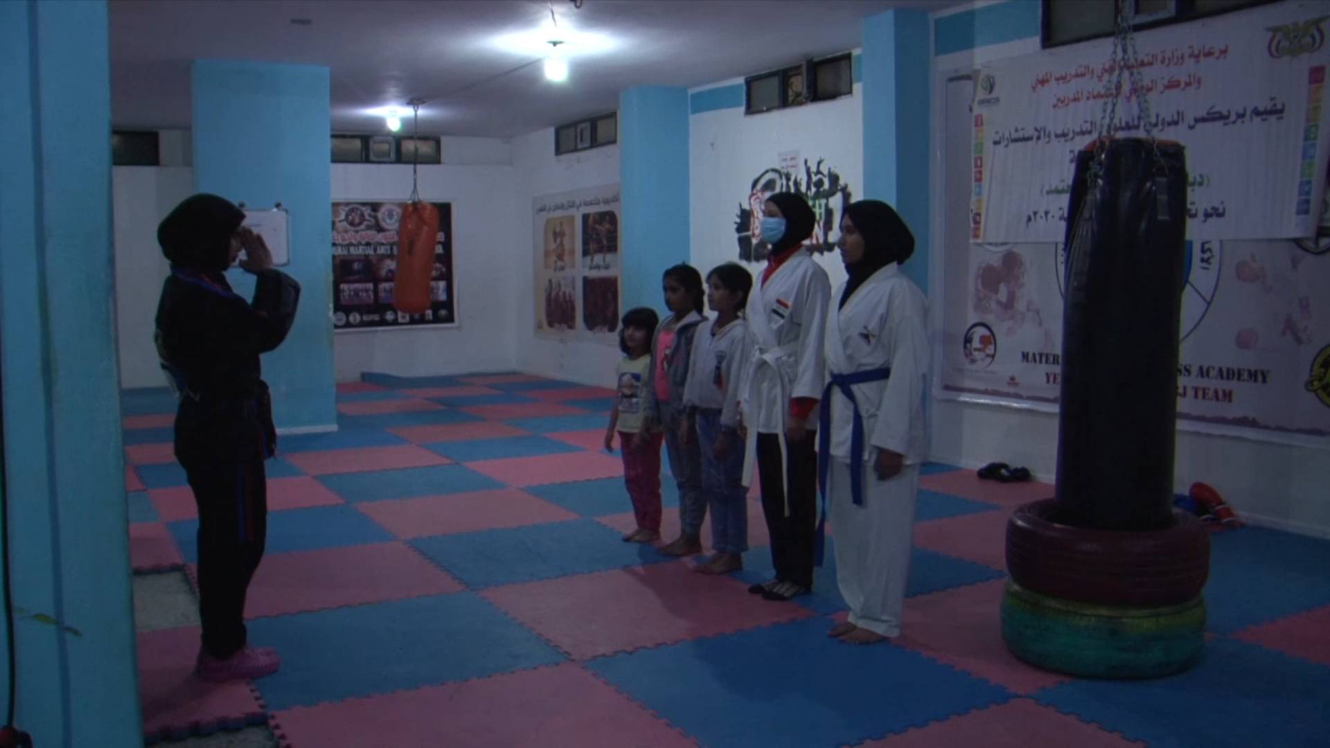 GLOBALink | Yemeni female athlete promotes kickboxing, martial arts among girls
