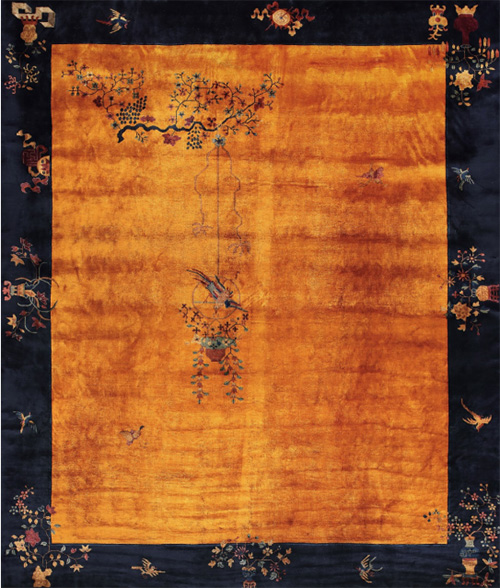 生机盎然！鹊噪梅梢喜报晴：把诗词织成宫毯有多美