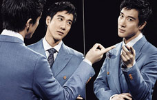 王力宏炫酷俊朗登《时装男士》四月封面