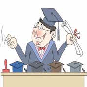 无心学习，只为镀金