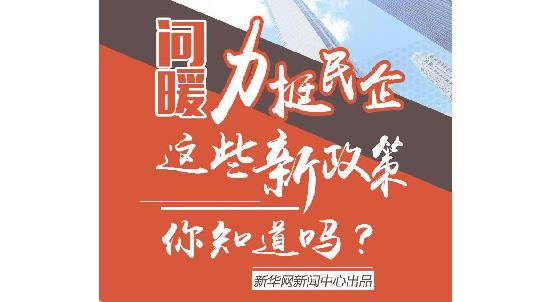 力挺民企的这些新举措，你知道吗？