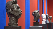 中国文化名人肖像雕塑作品展在沈阳举办