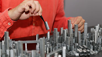 小小订书针 拍出微观&ldquo;城市森林&rdquo;