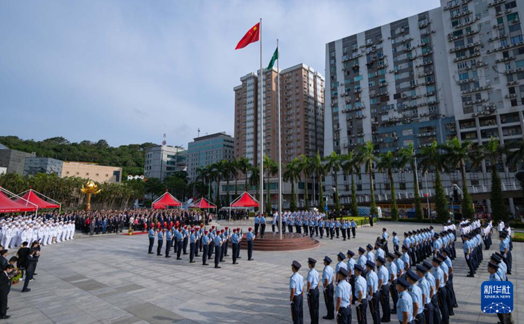 澳门特区政府举行升旗仪式和国庆酒会庆祝新中国成立76周年