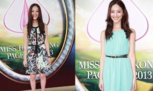 港姐复试佳丽彩妆亮相魅力大增