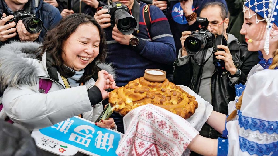 面包加鹽，俄羅斯喜迎中國旅游團
