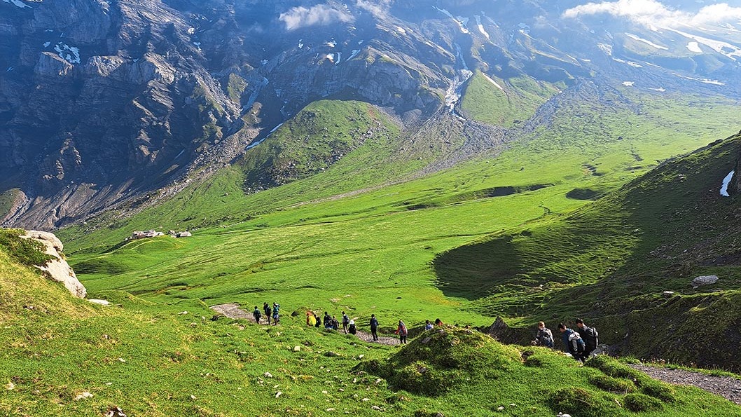 準備一場赴瑞士的登山夏令營