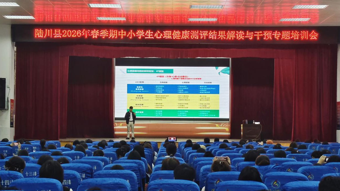 “守护心‘晴’全民心理健康服务行动”落地广西陆川