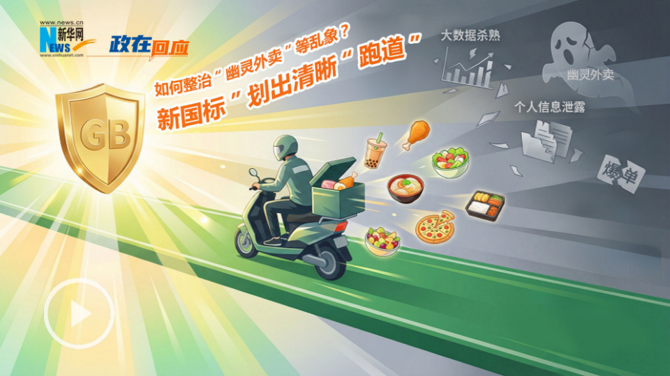 政在回应丨如何整治“幽灵外卖”等乱象？外卖“新国标”划出清晰“跑道”