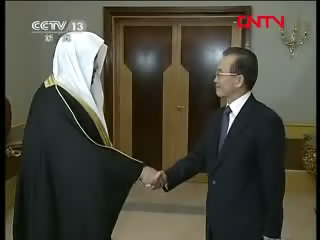 温家宝会见沙特协商会议主席