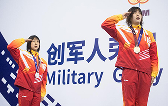 水上救生&mdash;&mdash;女子50米假人救生：中国队包揽冠亚军