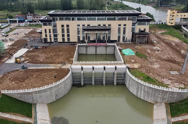 引江济淮工程亳州供水段试机成功