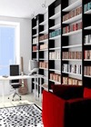 色彩打造迷人书房