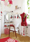 让梳妆台充满情趣