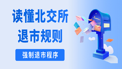 【读懂北交所退市规则】强制退市程序（下）