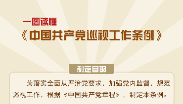 一图读懂《中国共产党巡视工作条例》