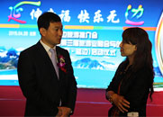 吉林省图们市副市长钟世久接受新华网采访