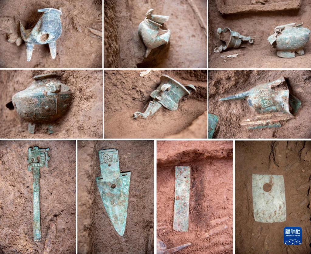 河南考古：安阳发现洹北商城卫星城 出土各类青铜器70余件