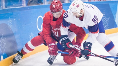 想在冬奥冰球场看打架?你要失望了