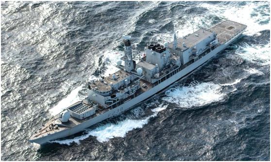 英国&ldquo;诺森伯兰&rdquo;号护卫舰