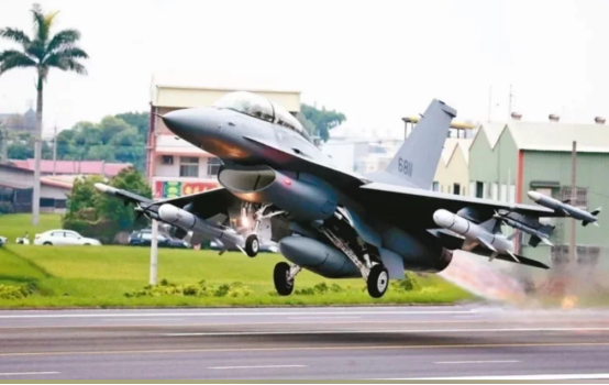 F-16V战机。台湾“联合新闻网”资料图