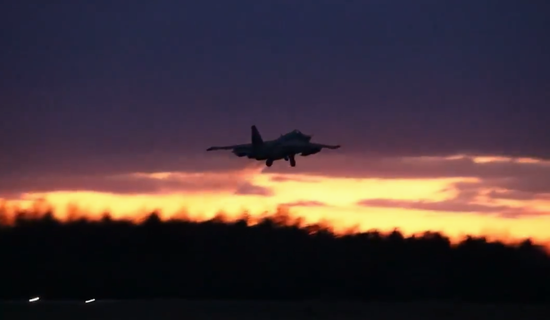 苏-25夜间起飞作战