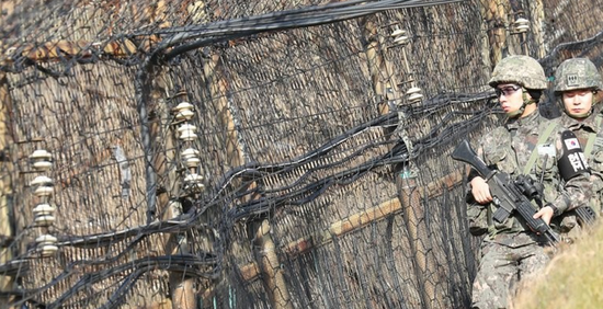 韩国江原道前线部队的军人(资料图)