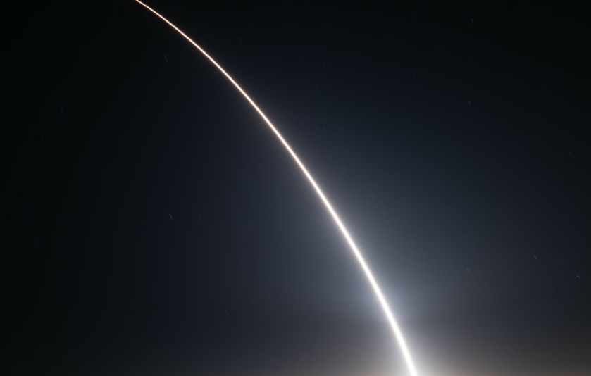 美军发射民兵III洲际弹道导弹。(资料图)