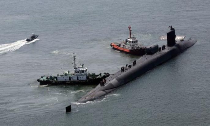 美核潜艇频繁造访韩国